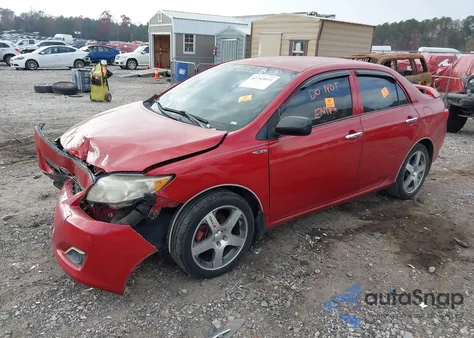 2009 Toyota Corolla из США, поврежденный, VIN 2T1BU40EX9C143718